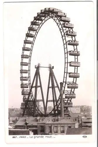 Paris - La Grande Roue  von 1923 (AK5878)