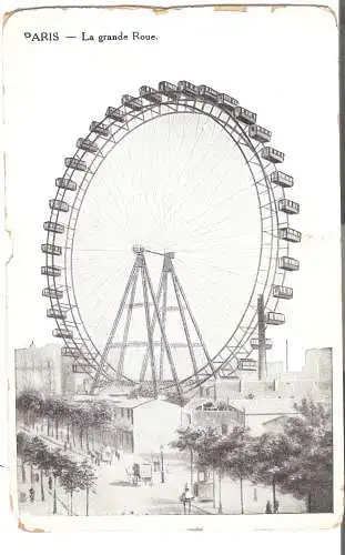 Paris - La Grande Roue von 1902 (AK5882)