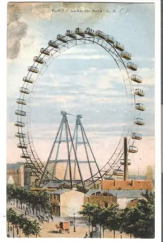 Paris - La Grande Roue von 1906 (AK5884)