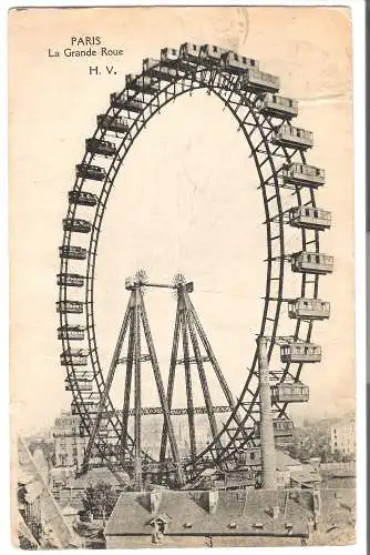 Paris - La Grande Roue von 1917 (AK5886)