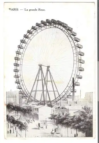 Paris - La Grande Roue von 1906  (AK5891)