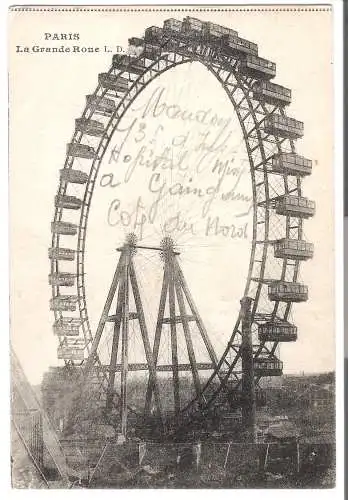 Paris - La Grande Roue von 1916  (AK5892)