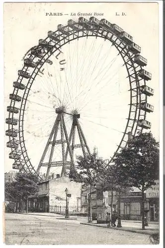 Paris - La Grande Roue von 1919  (AK5899)