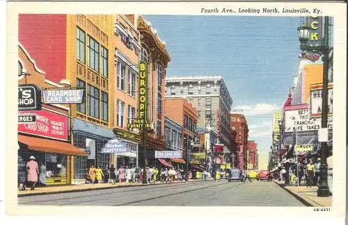 Louisville - Fourth Ave. - Looking North  von 1950 (AK5913)