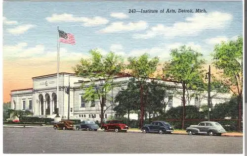 Detroit - Institute of Arts  von 1950 (AK5917)