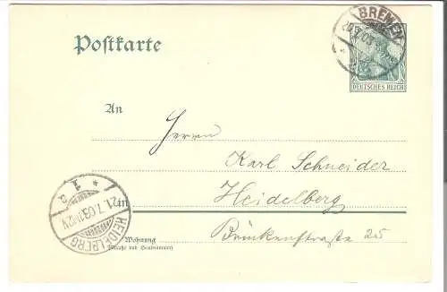 Ganzsache - Deutsches Reich  von 1903 (AK5928)