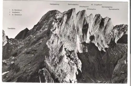 Rosenlaui - Engelhörner, Mittelgruppe  von 1962  (AK5947)