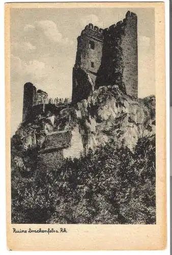 Ruine Drachenfels a. Rh. von 1930  (AK5955)