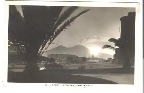 Napoli - il Vesuvio visto di Notte  von 1950  (AK5981)