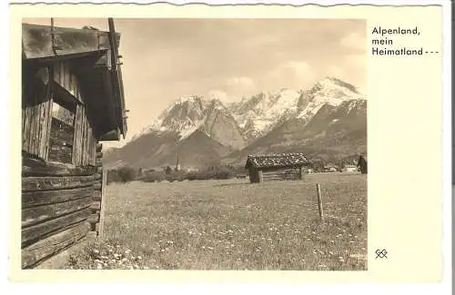 Alpenland, mein Heimatland... von 1934  (AK5985)
