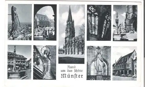 Rund um das schöne Münster - 9 Ansichten  von 1958  (AK5991)