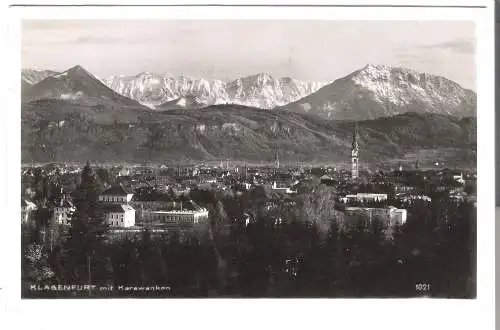 Klagenfurt mit Karawanken  von 1934  (AK5996)