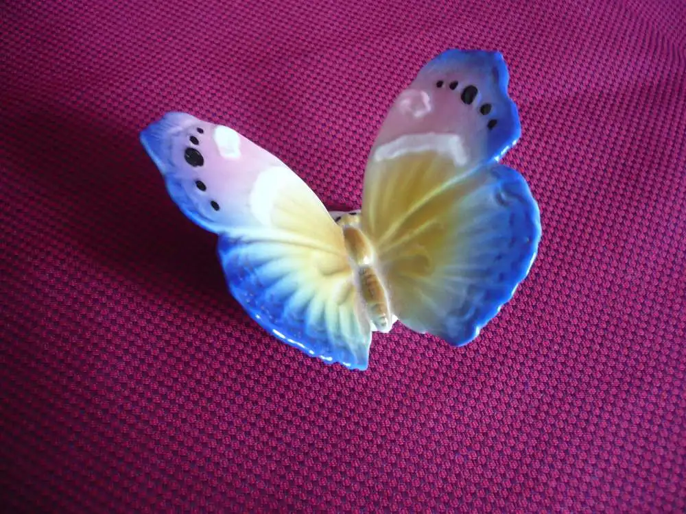 Porzellan Figur - Schmetterling - ENS Volksstedt  (1005) Preis reduziert 0