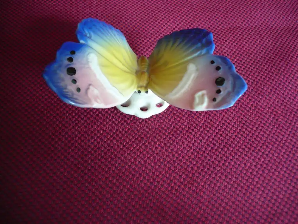 Porzellan Figur - Schmetterling - ENS Volksstedt  (1005) Preis reduziert 1