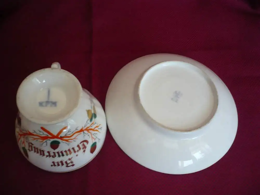 Biedermeier Tasse mit UT - 