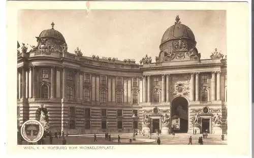 Wien - Hofburg vom Michaelerplatz - von 1940  (AK6034)