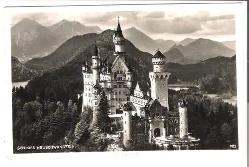 Schloss Neuschwanstein  - von 1937  (AK6036)