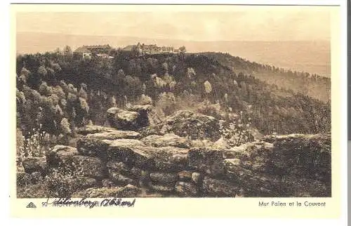 Mont  St-Odile - überstempelt mit Odilienberg     - von 1941  (AK6043)