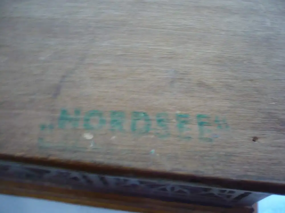 Kleine Holztruhe - Deutsche Gesellschaft zur Rettung Schiffsbrüchiger - Bremen - älter  (1014) Preis reduziert 6