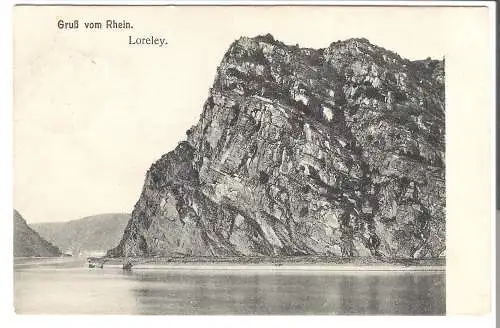 Gruß vom Rhein - Loreley - von 1909   (AK6051)