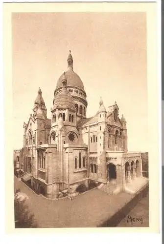 Paris - Montmartre - Basilique du Sacré-Coeur - Facade - von 1952 (AK6071)