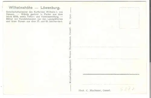 Wilhelmshöhe - Löwenburg  - von 1957 (AK6077)