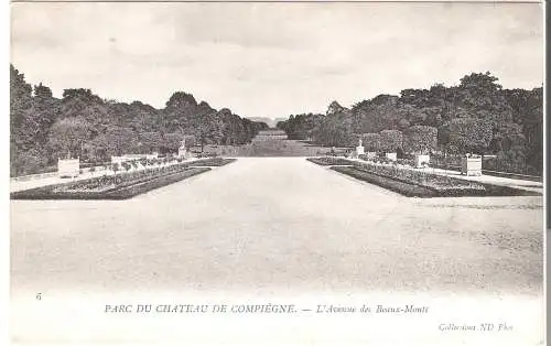 Parc du Château de Compiègne - von 1907  (AK6085)