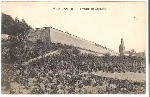 La Motte - Terrasse du Château - von 1908  (AK6087)