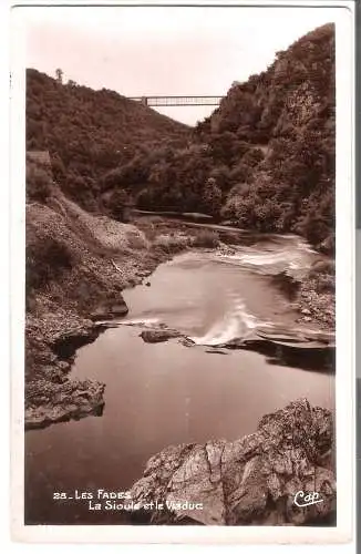 Les Fades - La Sioule et le Viaduc - von 1935 (AK6099)