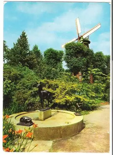 Bremen  - Mühle am Wall mit Rehbrunnen - von 1964  (AK6130)