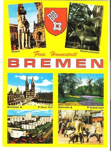 Bremen  - 6 Ansichten - von 1964 (AK6131)