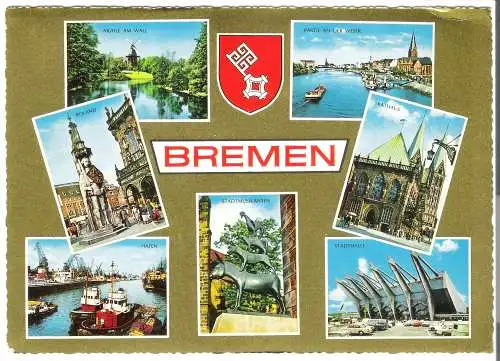 Bremen  - 7 Ansichten - von 1962 (AK6145)