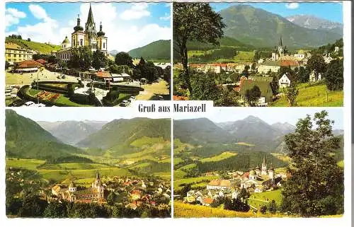 Mariazell - 4 Ansichten  - von 1964   (AK6205)