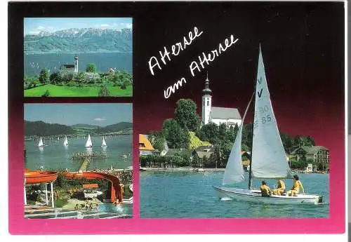 Attersee am Attersee - 3 Ansichten - von 1986 (AK6216)