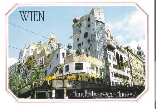 Wien - Hundertwasser-Haus - von 1986 (AK6224)