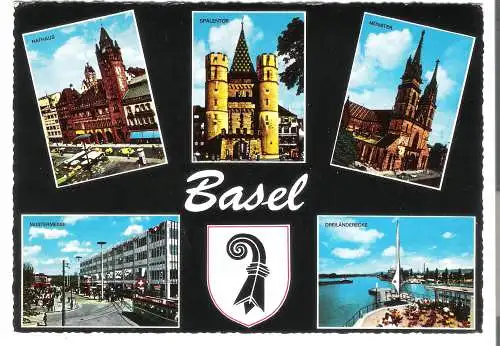 Basel - 5 Ansichten - von 1974   (AK6249)