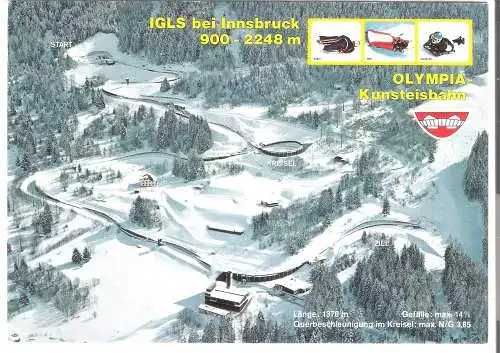 IGLS bei Innsbruck - Olympia Kunsteisbahn - von 1976  (AK6256)