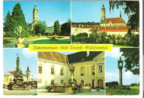 Zisterzienser - Stift Zwettl - Waldviertel - 5 Ansichten - von 1968  (AK6266)