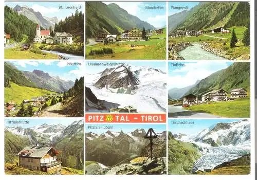 Pitztal - Tirol - 9 Ansichten - von 1972 (AK6271)