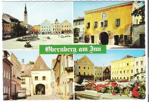 Obernberg am Inn - 4 Ansichten - von 1974 (AK6300)