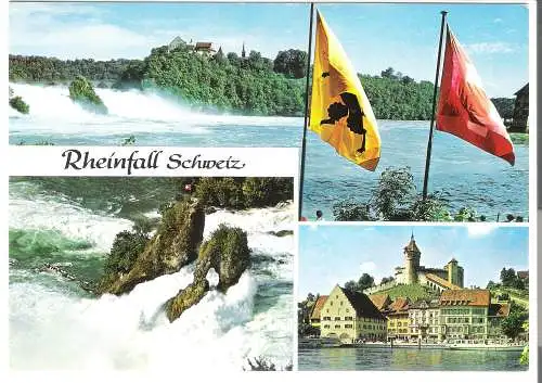 Rheinfall Schweiz - 4 Ansichten  - Café-Restaurant Park am Reinfall  - von 1984 (AK6245)