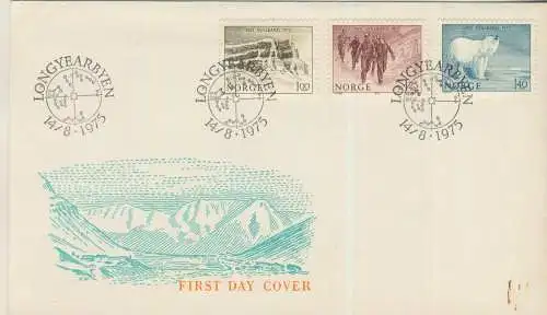 First Day Cover - Longyearbyen - von 1975  (AK58808)