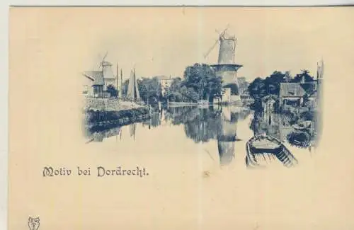 Motiv bei Dordrecht -  von 1911 (AK58858)