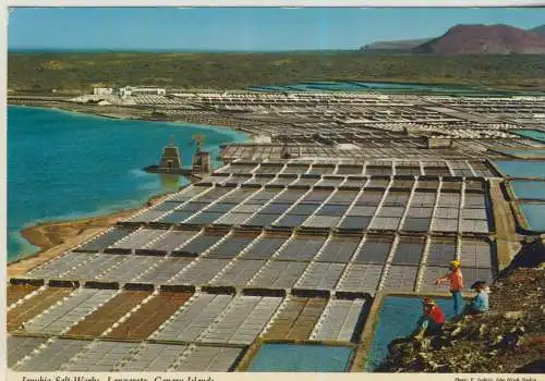 Janubio Salt-Works - Lanzarote - Canary Islands - von 1974  (AK58880)