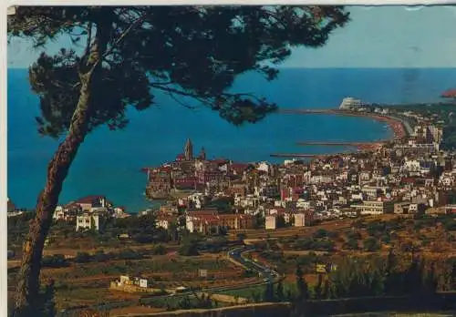 Sitges - Vista general - von 1975  (AK58891)