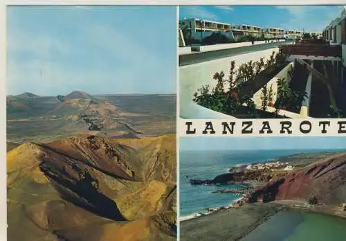 Lanzarote - 3 Ansichten - von 1975  (AK58898)