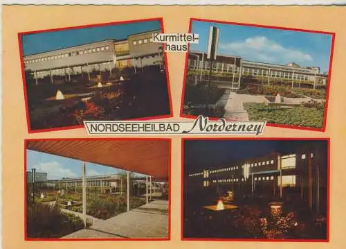 Nordseeheilbad Norderney - 4 Ansichten  - von 1970 (AK58916)