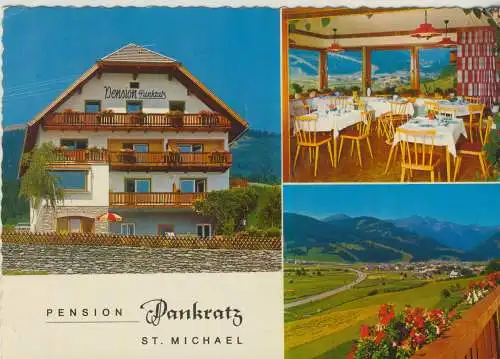 Pension Pankratz - St.Michael - 3 Ansichten - von 1975 (AK58925)