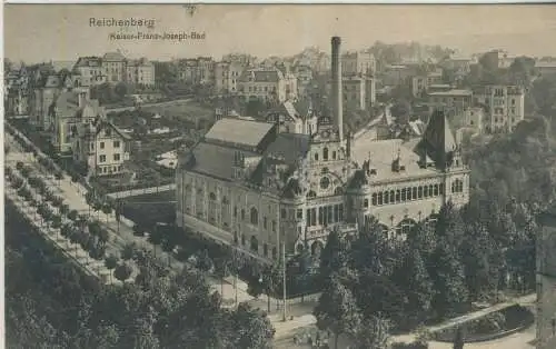 Reichenberg - Kaiser-Franz-Josef-Bad - von 1910  (AK59002)