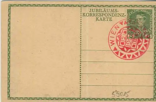 Jubiläums-Korrespondenz-Karte - Kaiser Franciscus Josephus - 1848 bis 1908  - von 1908 (AK59015)